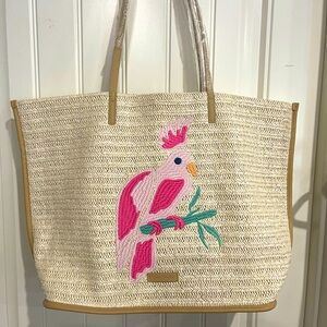 Vera Bradley Parrot Straw tote
